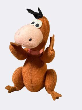 Hanna Barbera Flintstones Dino Dog Dinosaur Plush 4.5 inches Vintage 1988